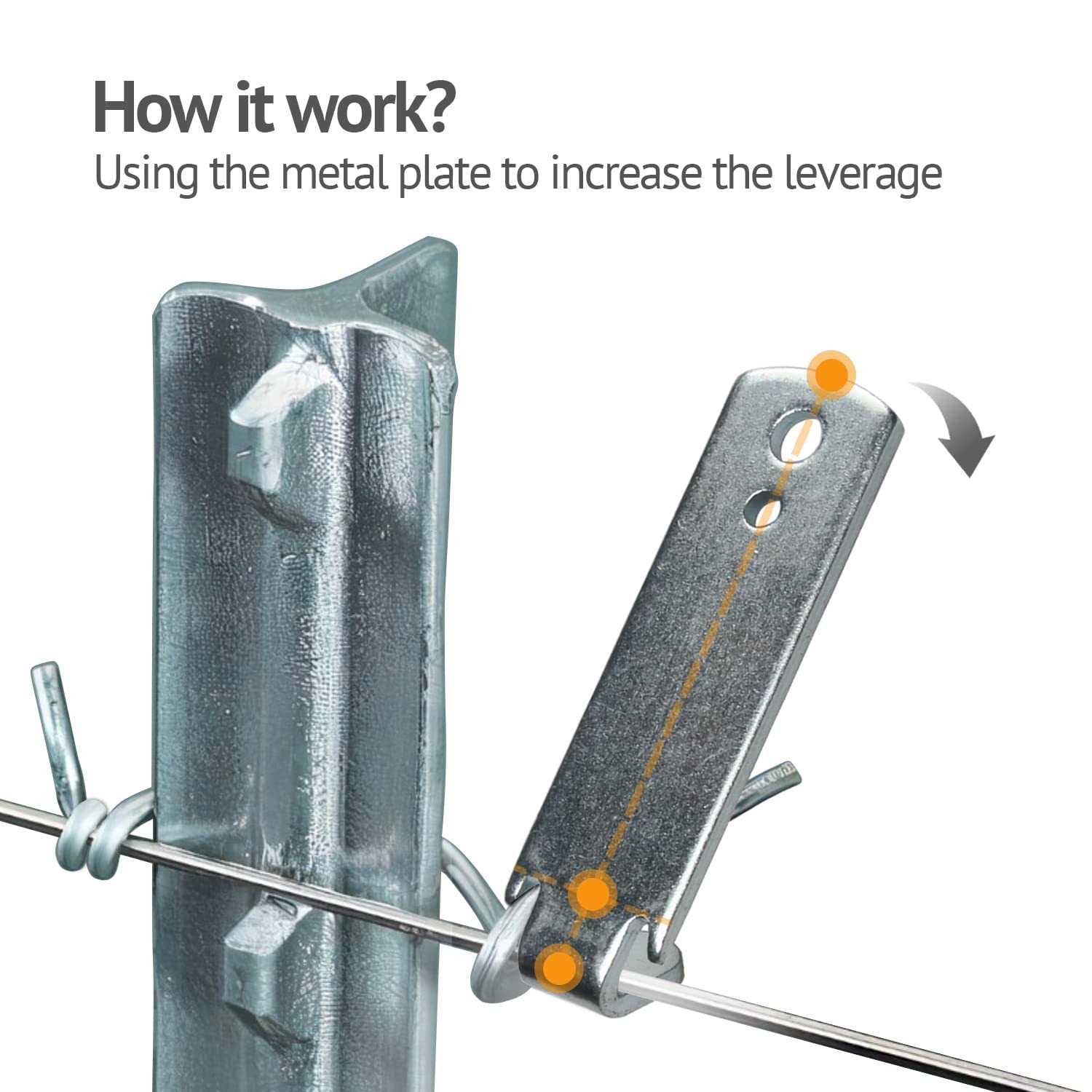 Seiria Fence Wire Twister For T Post Clips Time Saver Barb Wire Fence Tools Easy To Use Strong Enough To Twist Any Fencing Wire - Inhomebuy