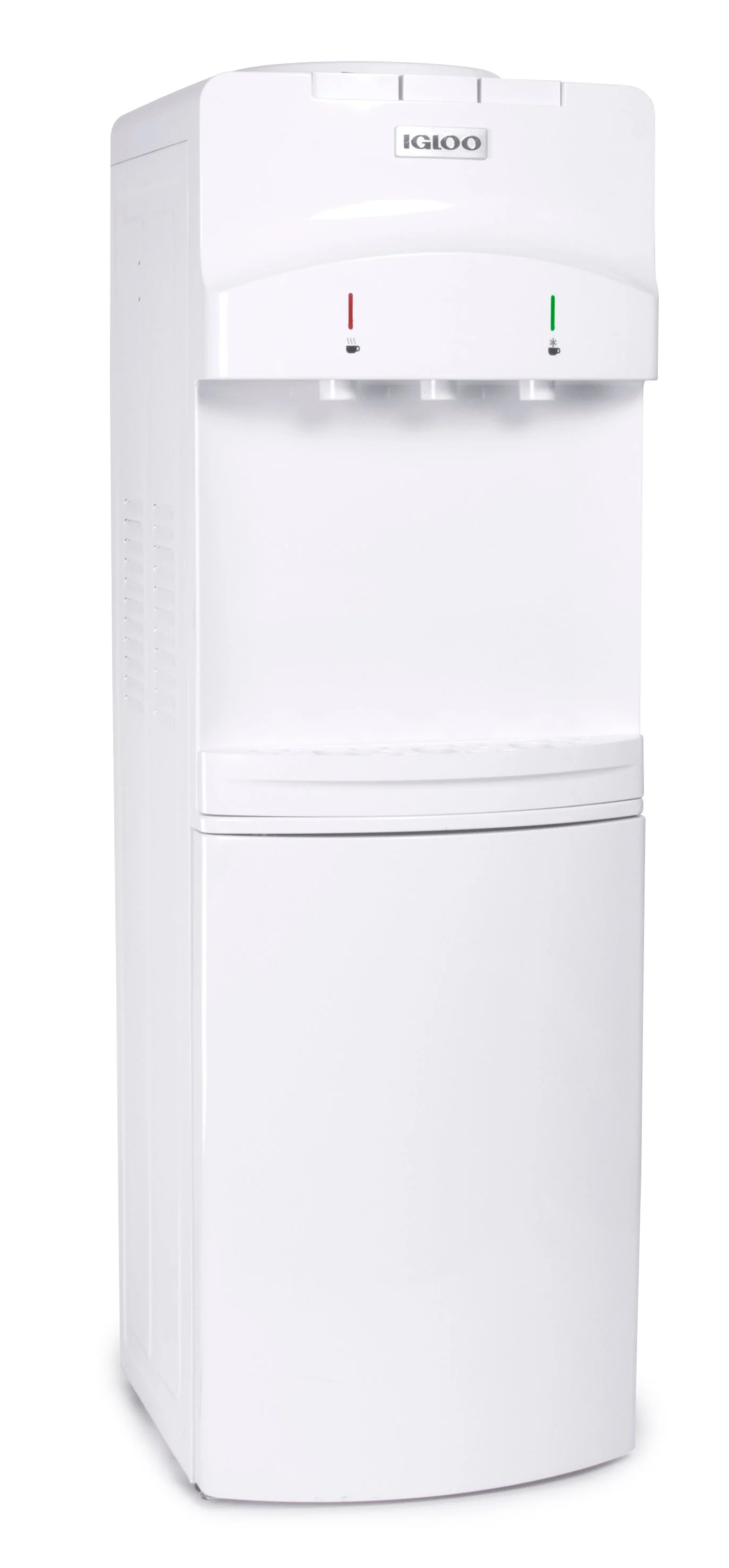 Igloo Hot & Cold Top-Loading Water Cooler Dispenser with Refrigerator - Inhomebuy
