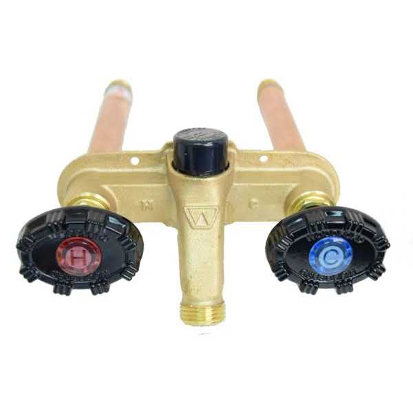 Woodford Horizontal Freezeless Hot Cold Wall Faucet - Inhomebuy