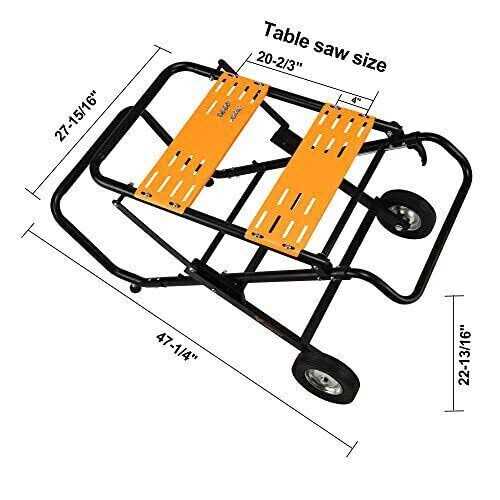 WORKESS 4 in 1 Roller Stand Stable 440 Lbs Load Capacity with Saw Horses - Inhomebuy