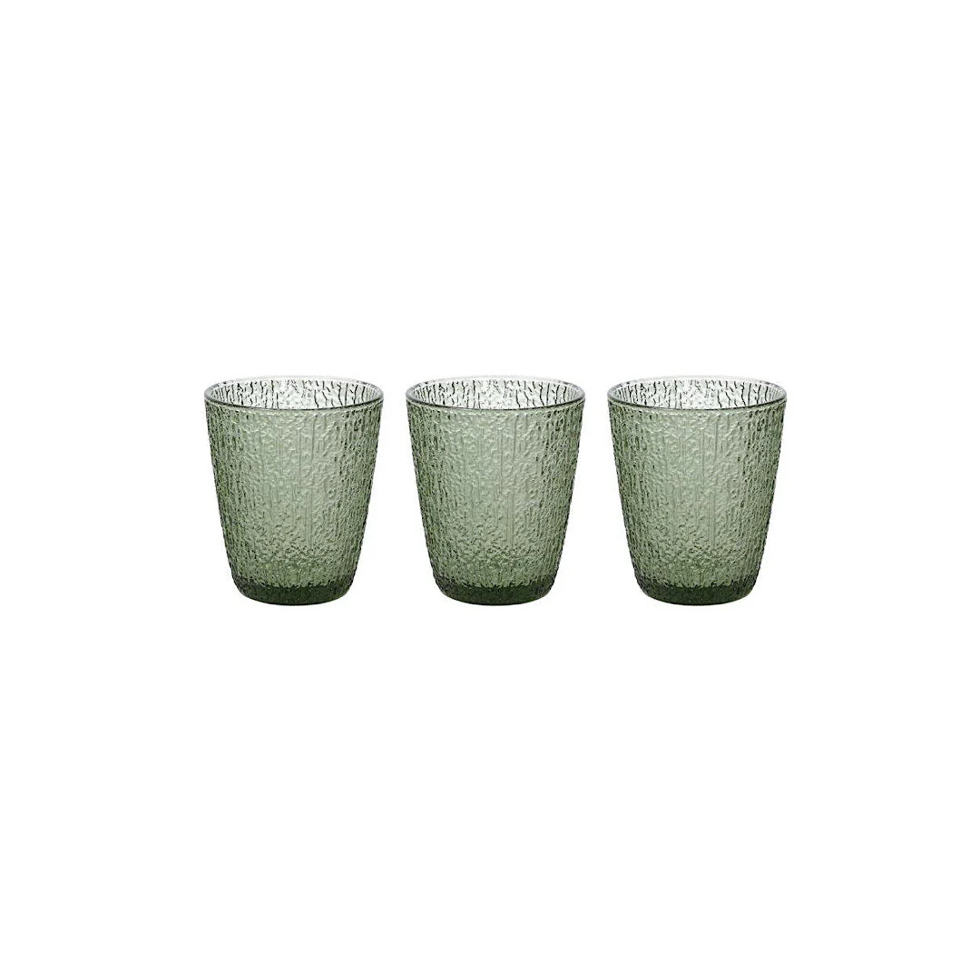 Davor - Set 3 Glasses Green - Inhomebuy