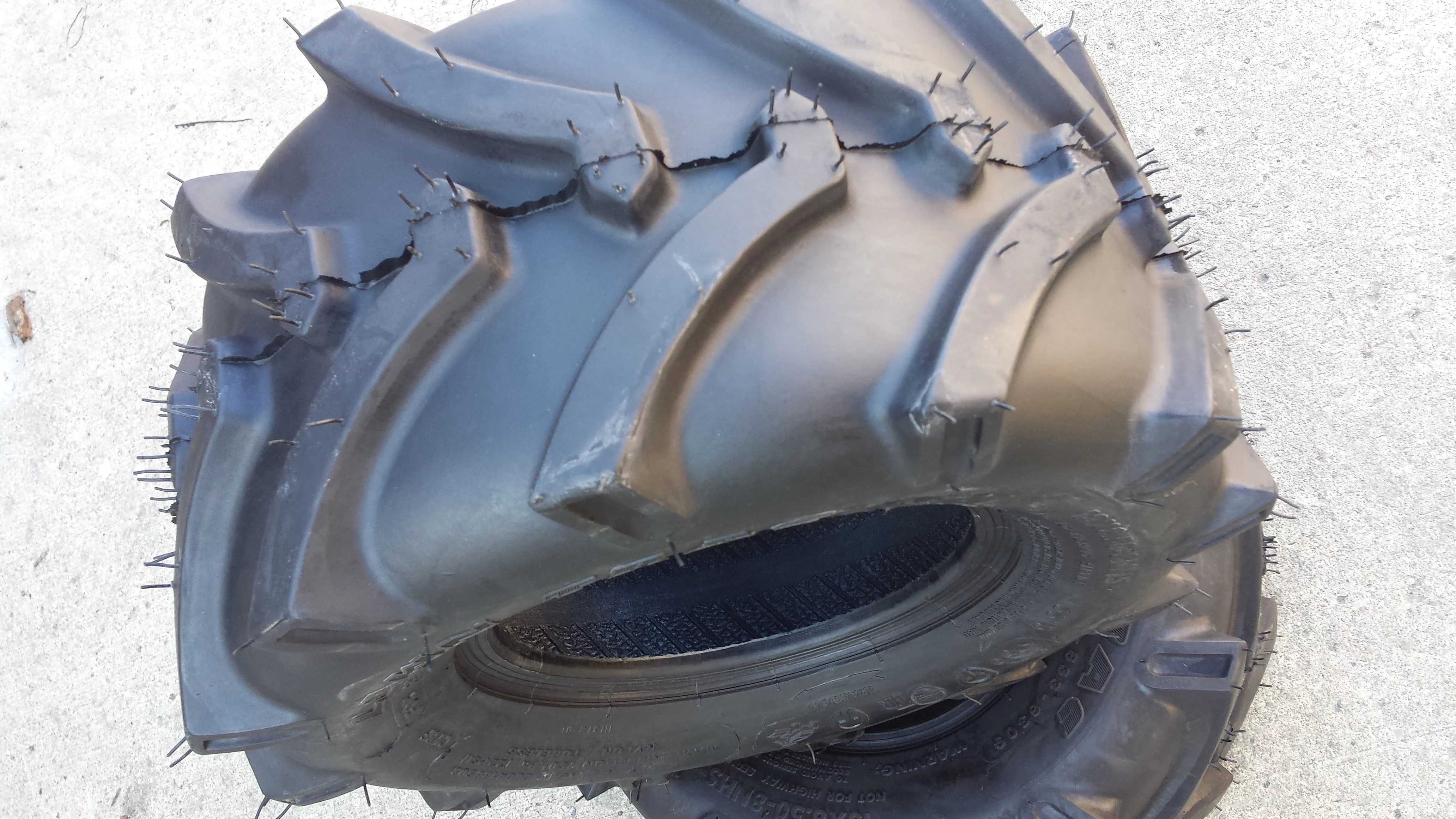 Pair 18x8.50-8 4 Ply OTR Lawn Trac Tires 4P 4 Ply Lug AG Traction 18x8.5-8 - Inhomebuy