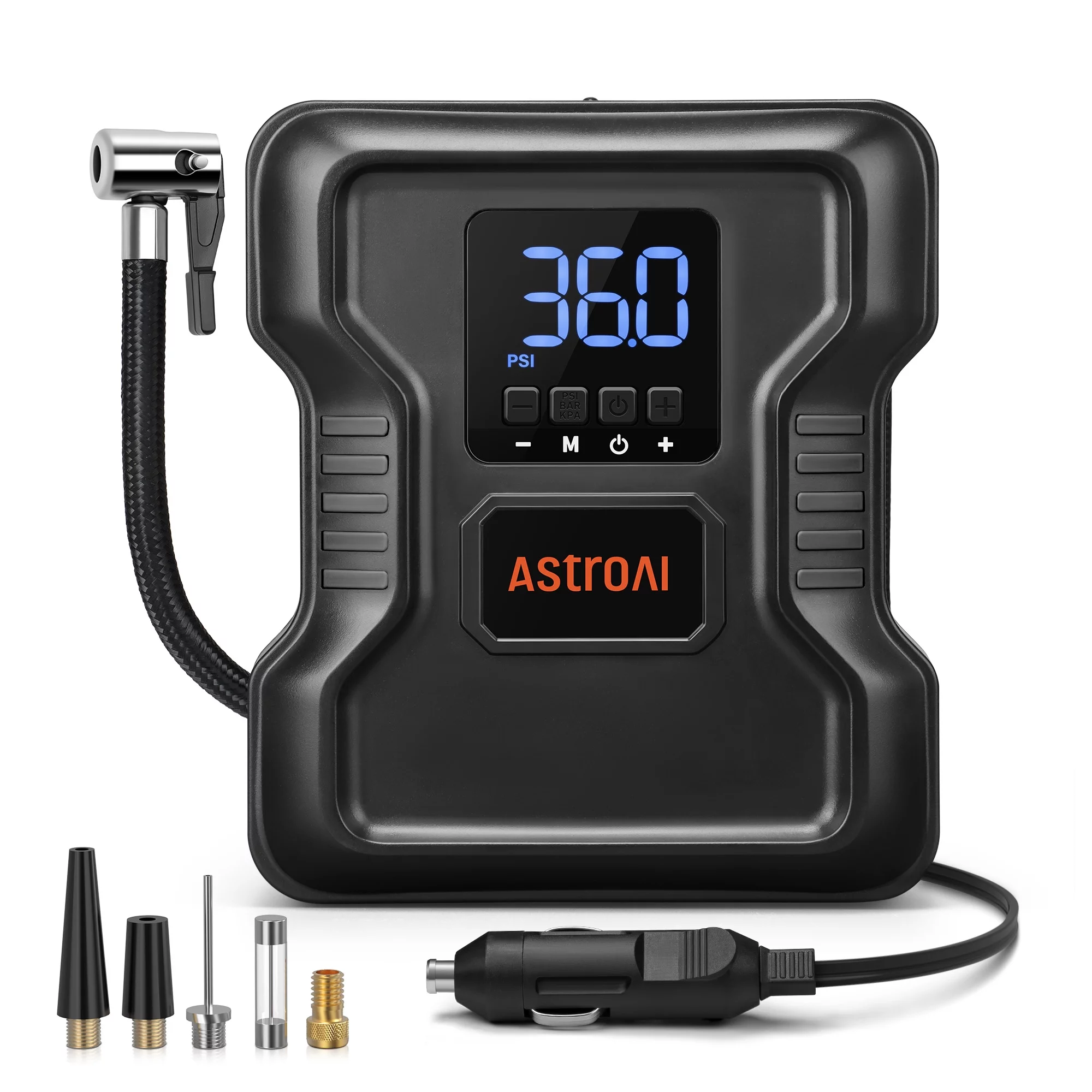 150 PSI Tire Inflator, Car Tire Air Pump 12V DC, AstroAI Portable Air Compressor for Tires - Inhomebuy