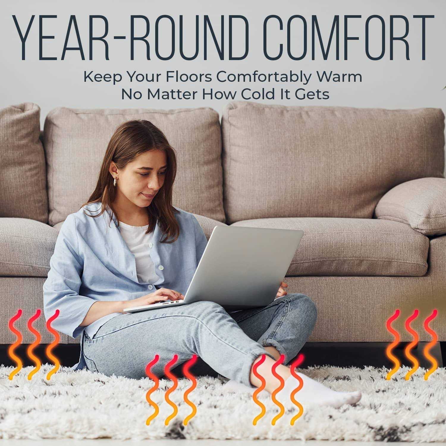 Econohome Indoor Underfloor Heating Mat - Inhomebuy