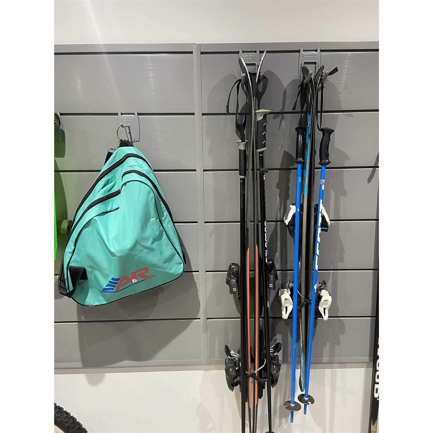 CrownWall Home 6 in. x 4 ft. Heavy Duty PVC Slatwall Organizer Panel Set - Inhomebuy