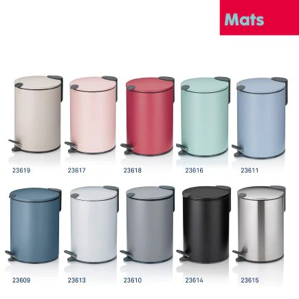 Dust Bin Mats Smoke Blue 3L - Inhomebuy