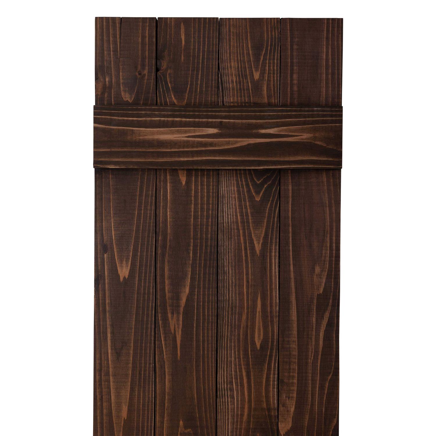 Dogberry Collections Board Batten Shutters Pair - Inhomebuy