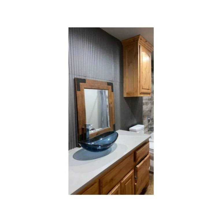 Dakota Tin 24W x 36H Colorado Corrugated Metal Wainscoting Panel - Inhomebuy