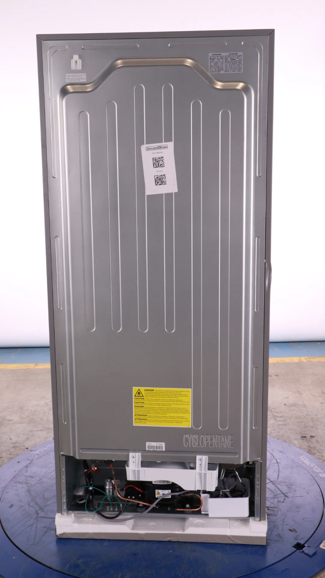 Midea 30 in. 18 cu. ft. Stainless Steel Top Mount Refrigerator - MRT18B2ASL - Inhomebuy