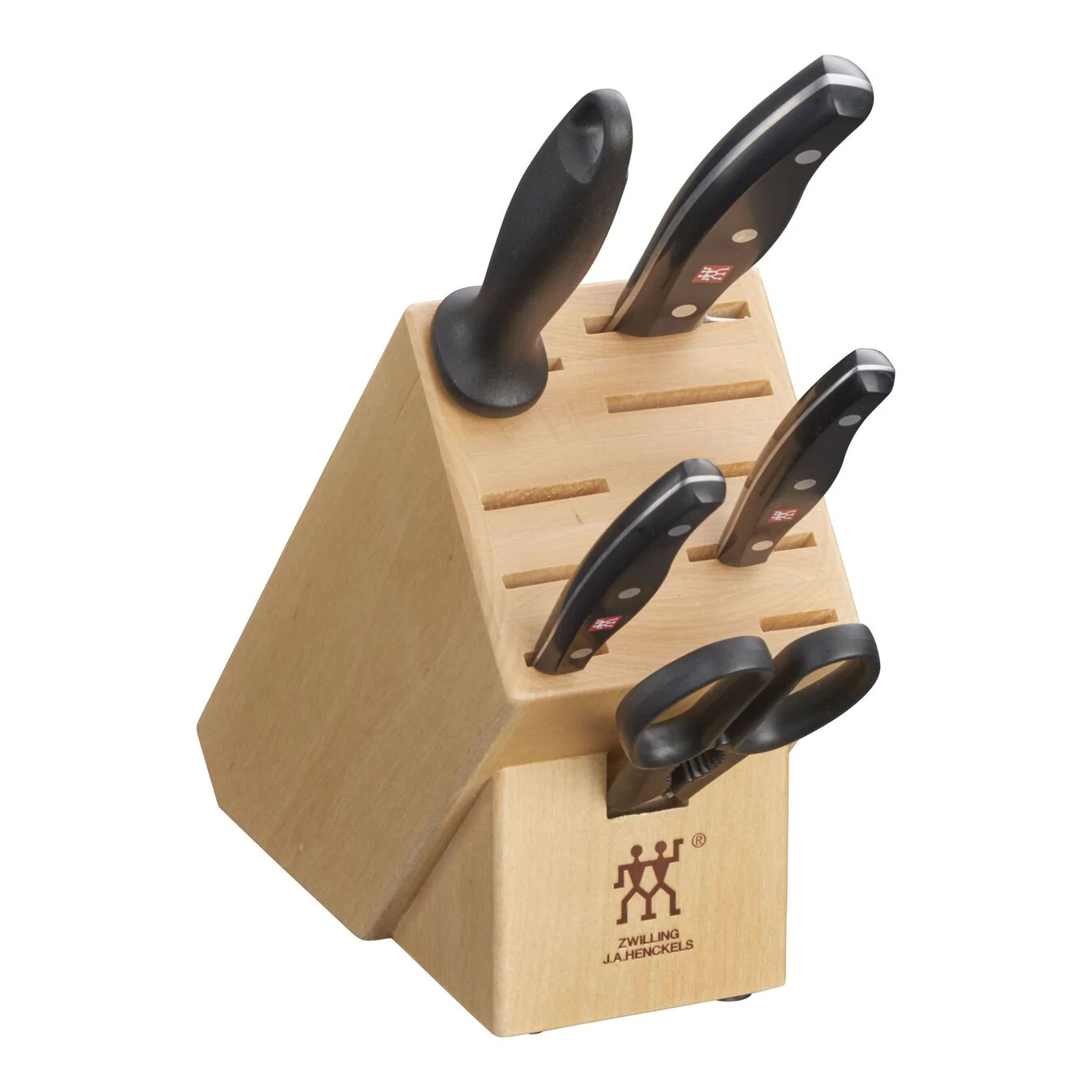 ZWILLING 6pc Knife Block Set, TWIN Signature Series - Inhomebuy