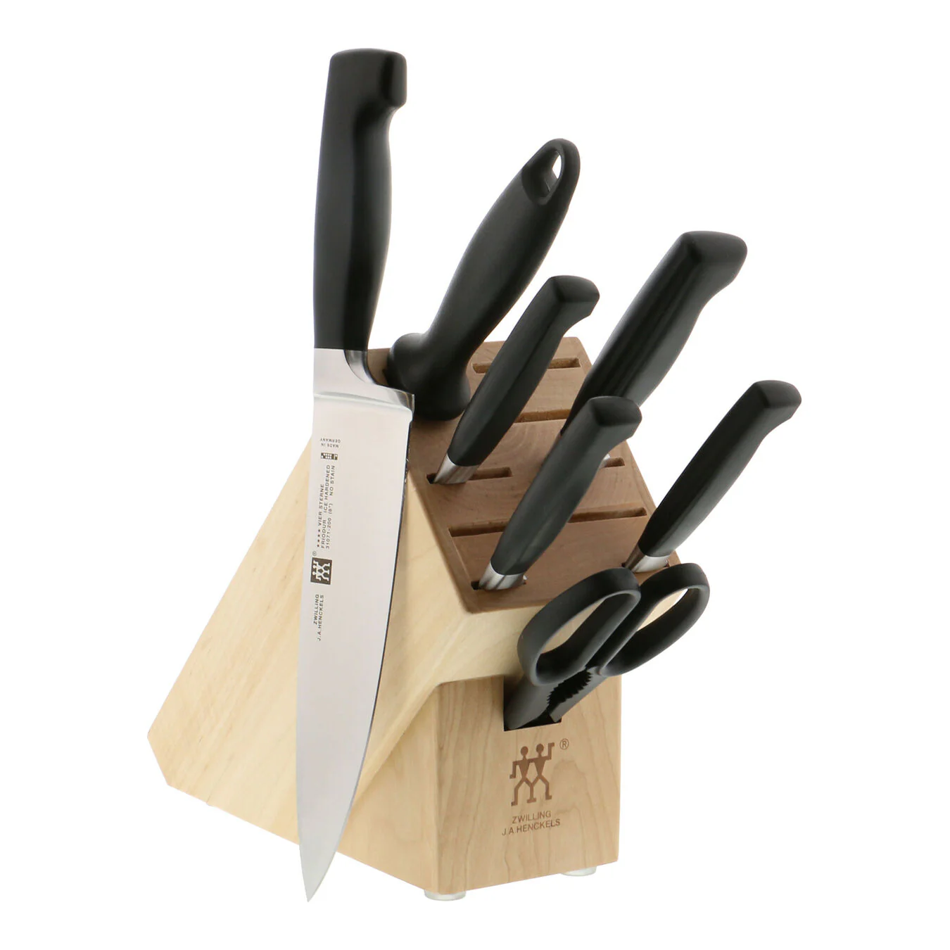 ZWILLING 8pc Knife Block Set, Four Star Series - Inhomebuy