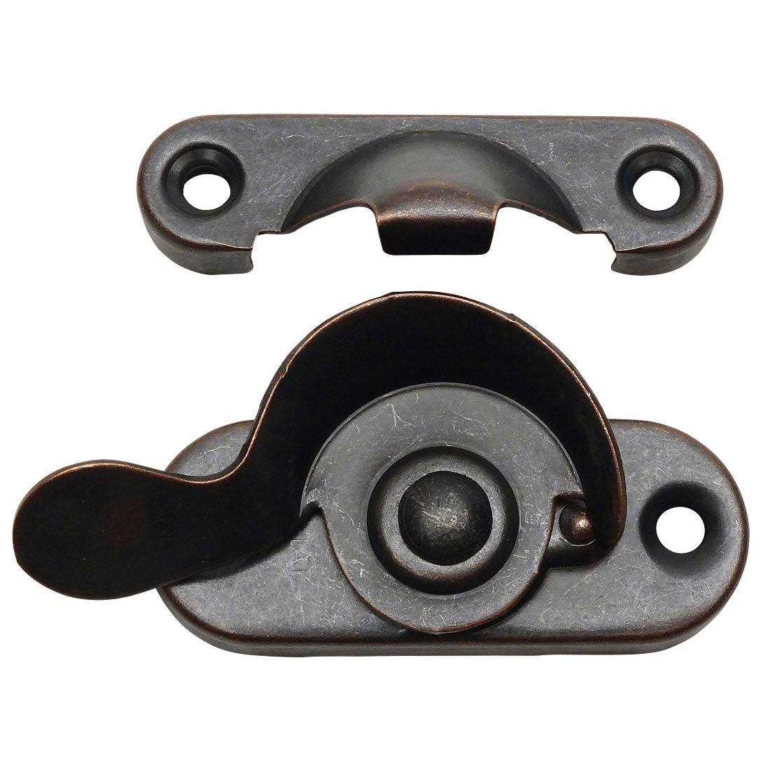 Designers Impressions 53706 Oil Rubbed Bronze Window Sash Lock - Inhomebuy