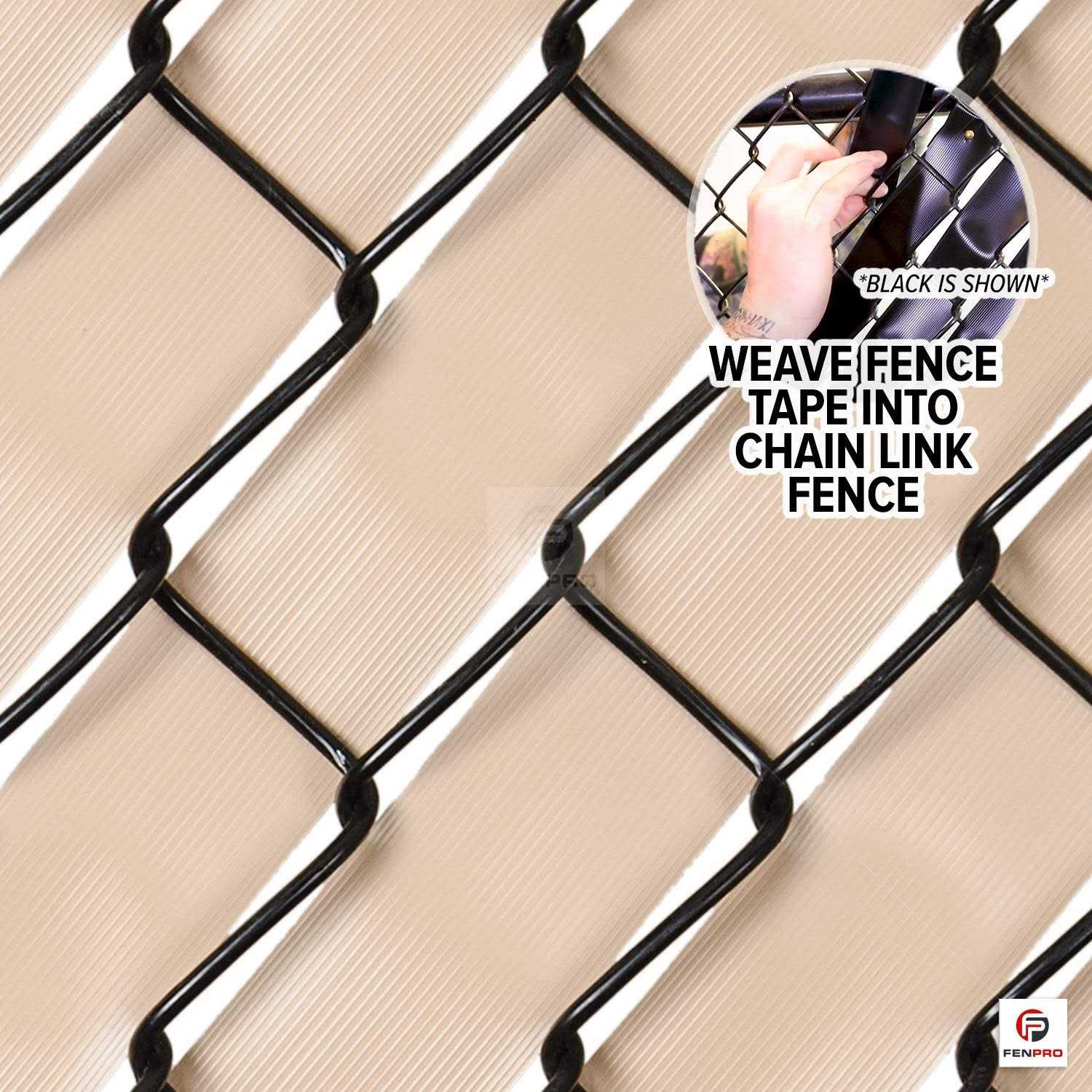 Fenpro Chain Link Fence Privacy Tape - Inhomebuy
