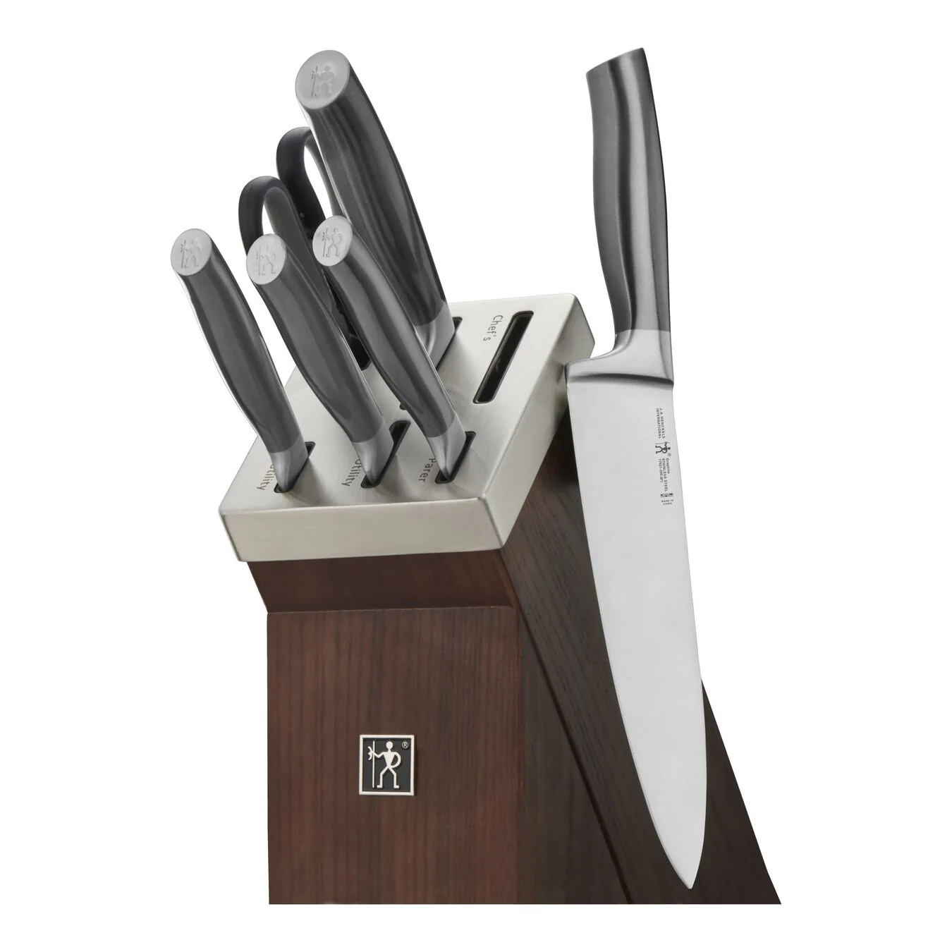 Henckels 7pc Self-Sharpening Knife Block Set, Graphite Series - Inhomebuy