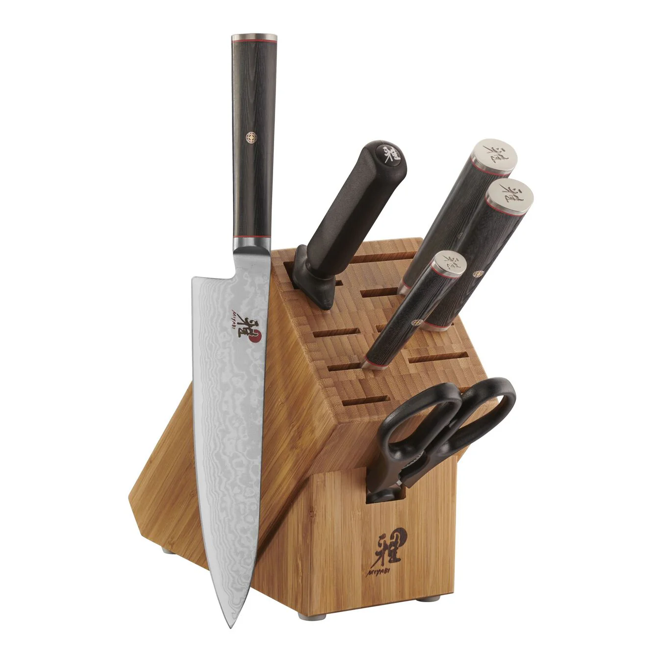 Miyabi 7pc Knife Block Set, Kaizen - 5000DP Series - Inhomebuy