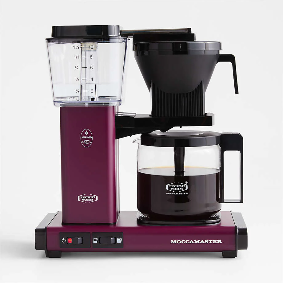 Moccamaster KBGV Select 10-Cup Coffee Maker in Beetroot - Inhomebuy