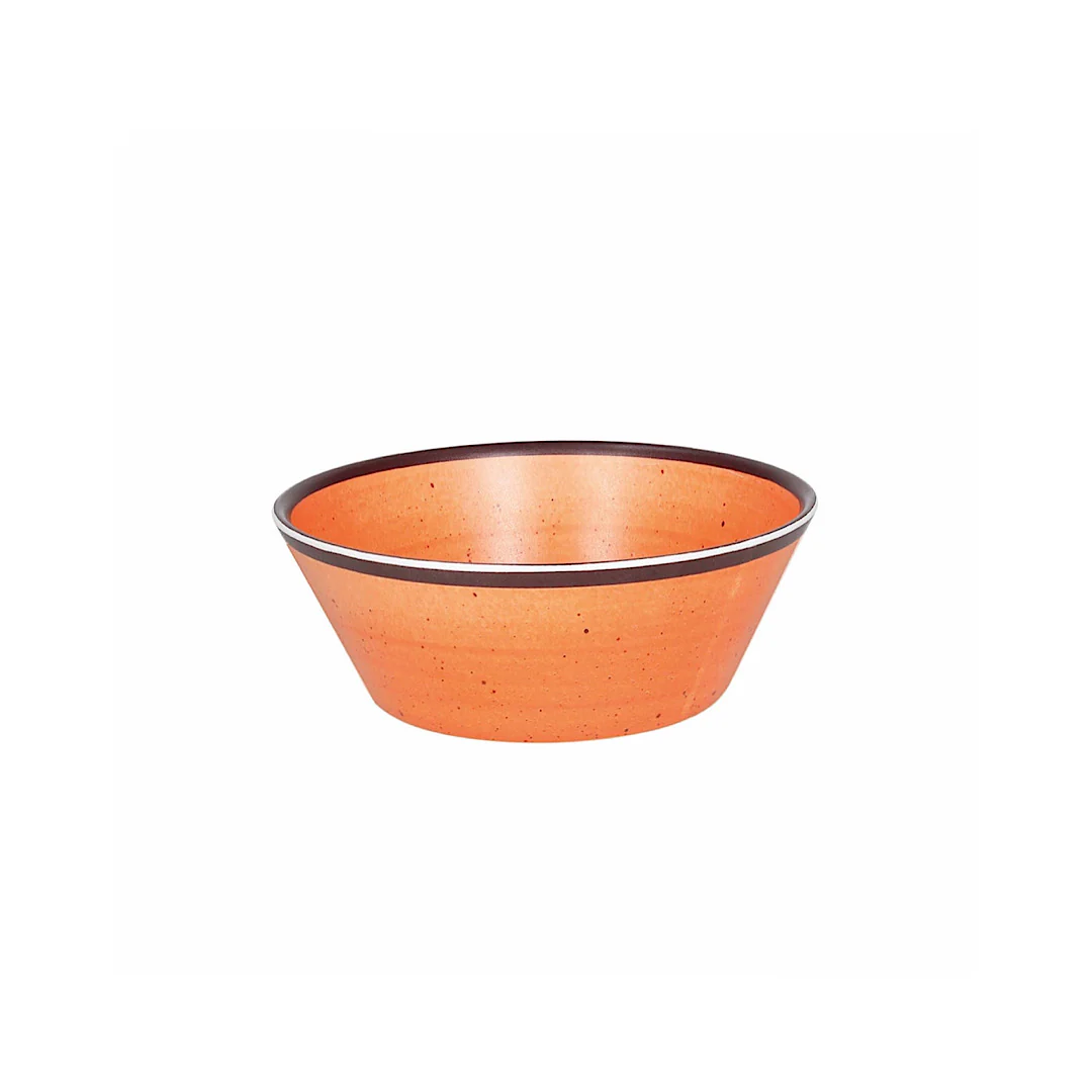 Melamine Salade Bowl 15.5cm Show Plate Arancio - Inhomebuy