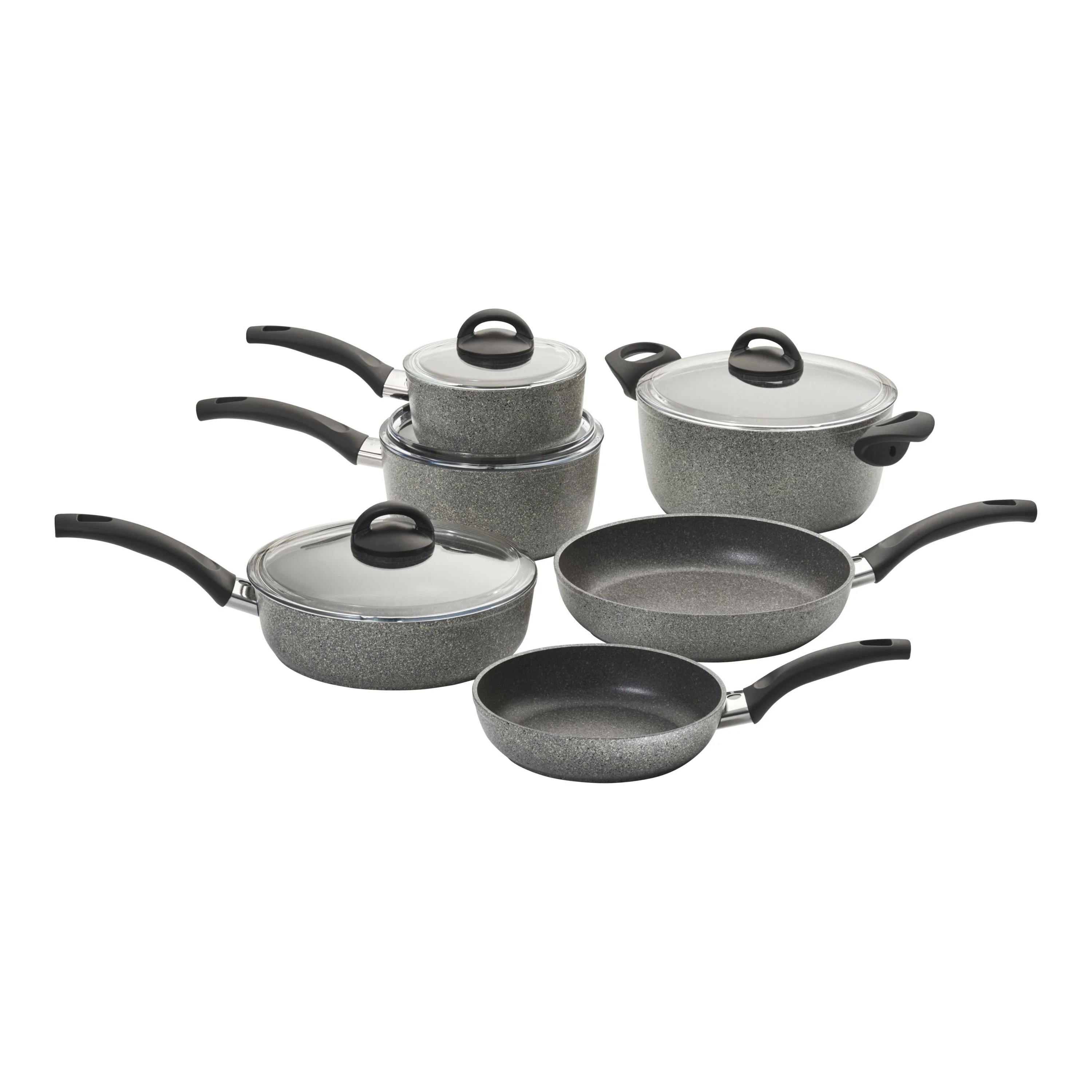 Ballarini 10pc Aluminum Nonstick Cookware Set, Parma Series - Inhomebuy