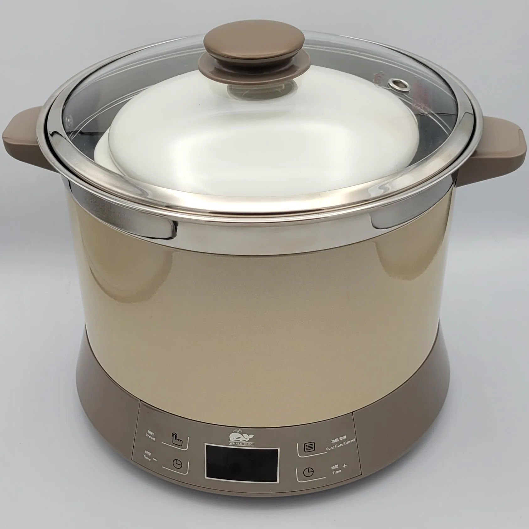 Whale Electric Stewing Pot: 3.5 L + 4x 0.5L, 600W, beige | WDZ-35G - Inhomebuy