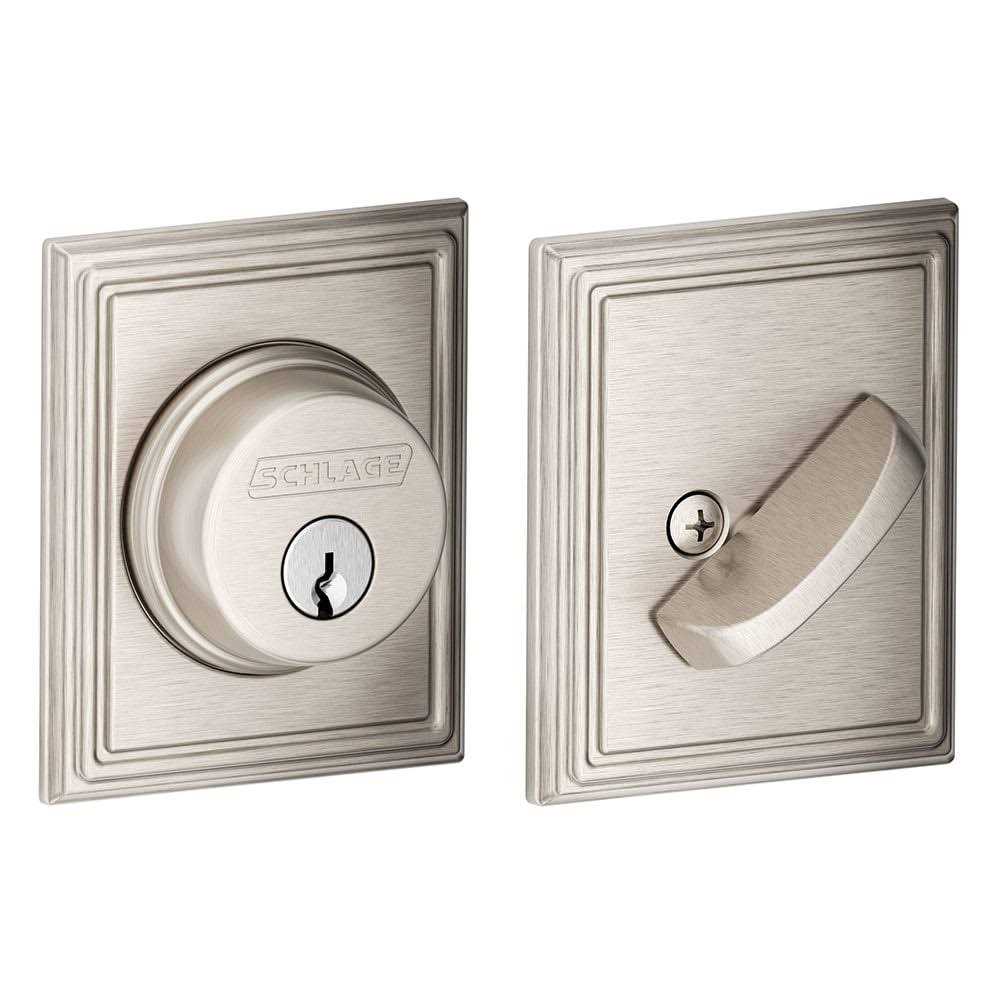 Schlage Addison Single Cylinder Deadbolt - Inhomebuy