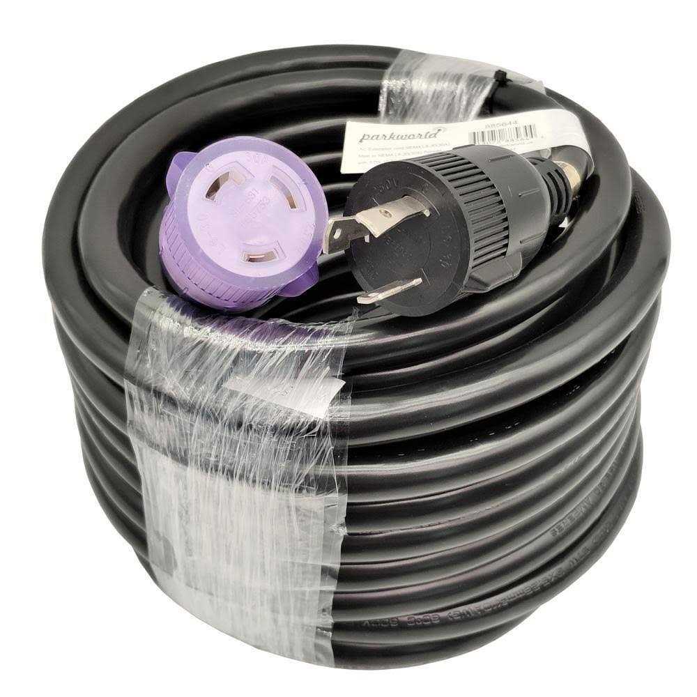 parkworld 10/3 30 Amp NEMA L6-30 Extension Cord NEMA L6-30P to L6-30R - Inhomebuy