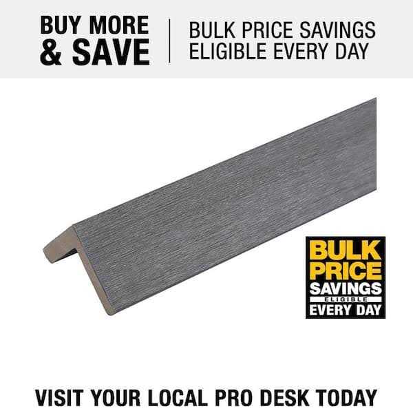 NewTechWood All Purpose L Trim 1.57 in. x 96 in. Composite Siding - Inhomebuy