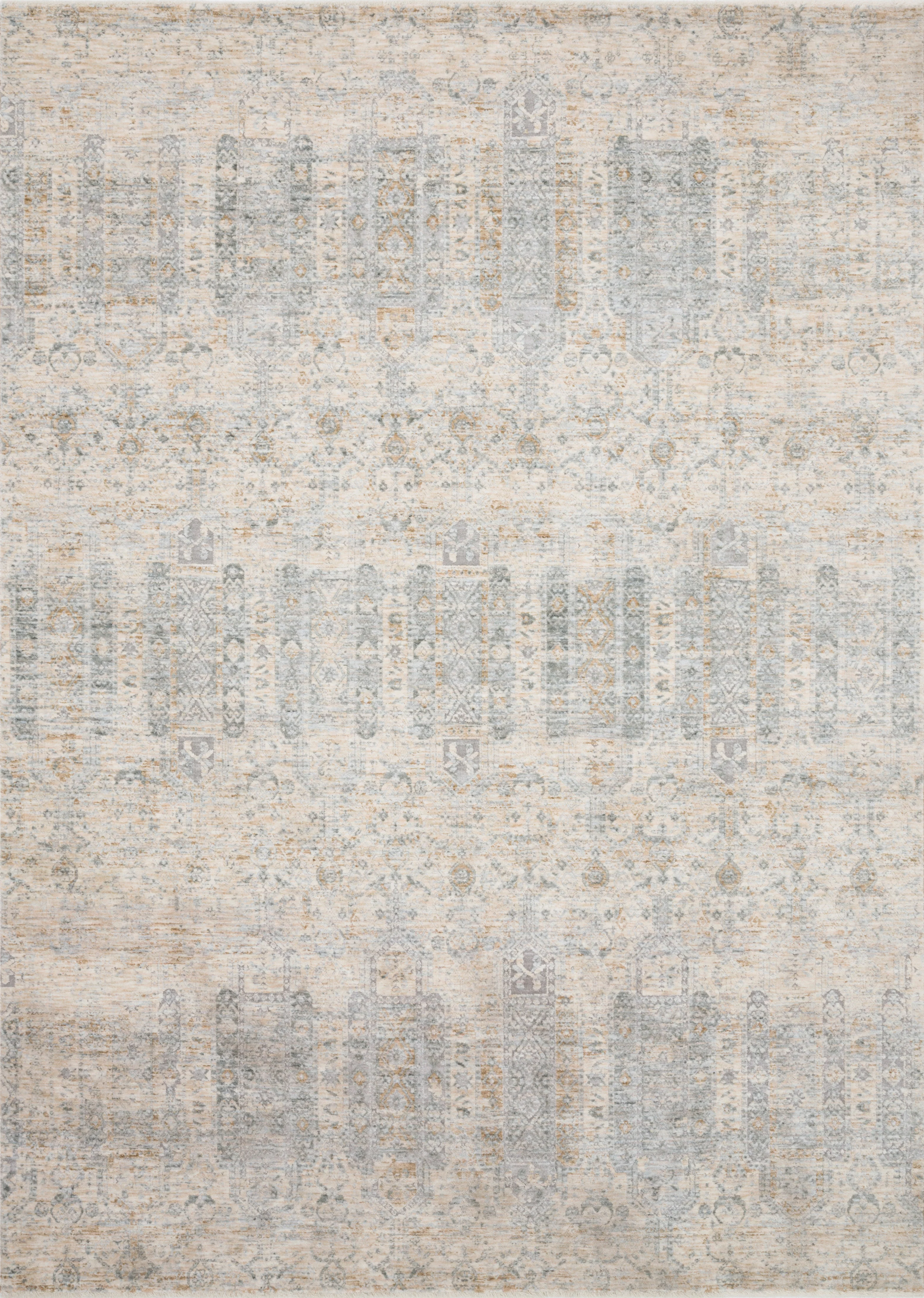 Loloi Rugs Pandora Collection Rug in Ivory, Mist - 7'10