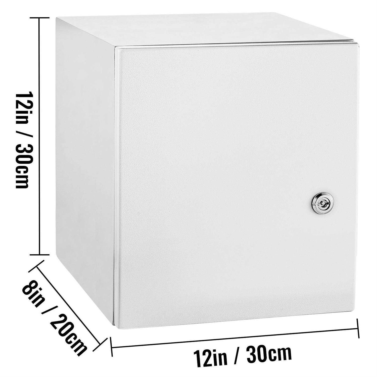 VEVOR Nema Steel Enclosure Nema 4X Steel Electrical Box IP66 Waterproof & Dustproof DQXJSTCFS - Inhomebuy