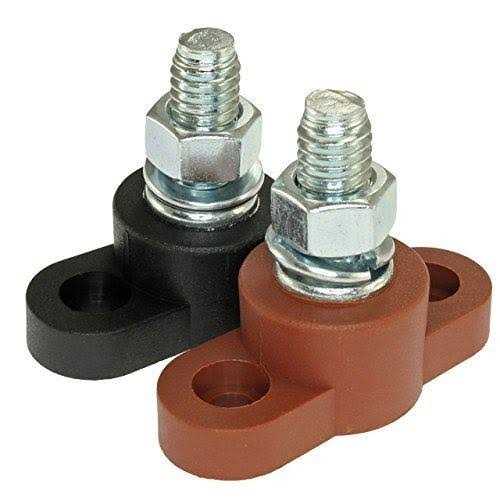 Positive Insulated Battery Power Junction Post Block 3/8 Lug X 16 Thread - Inhomebuy