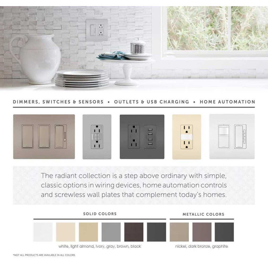 Pass & Seymour 885TRW Radiant Tamper-Resistant Duplex Receptacle - Inhomebuy