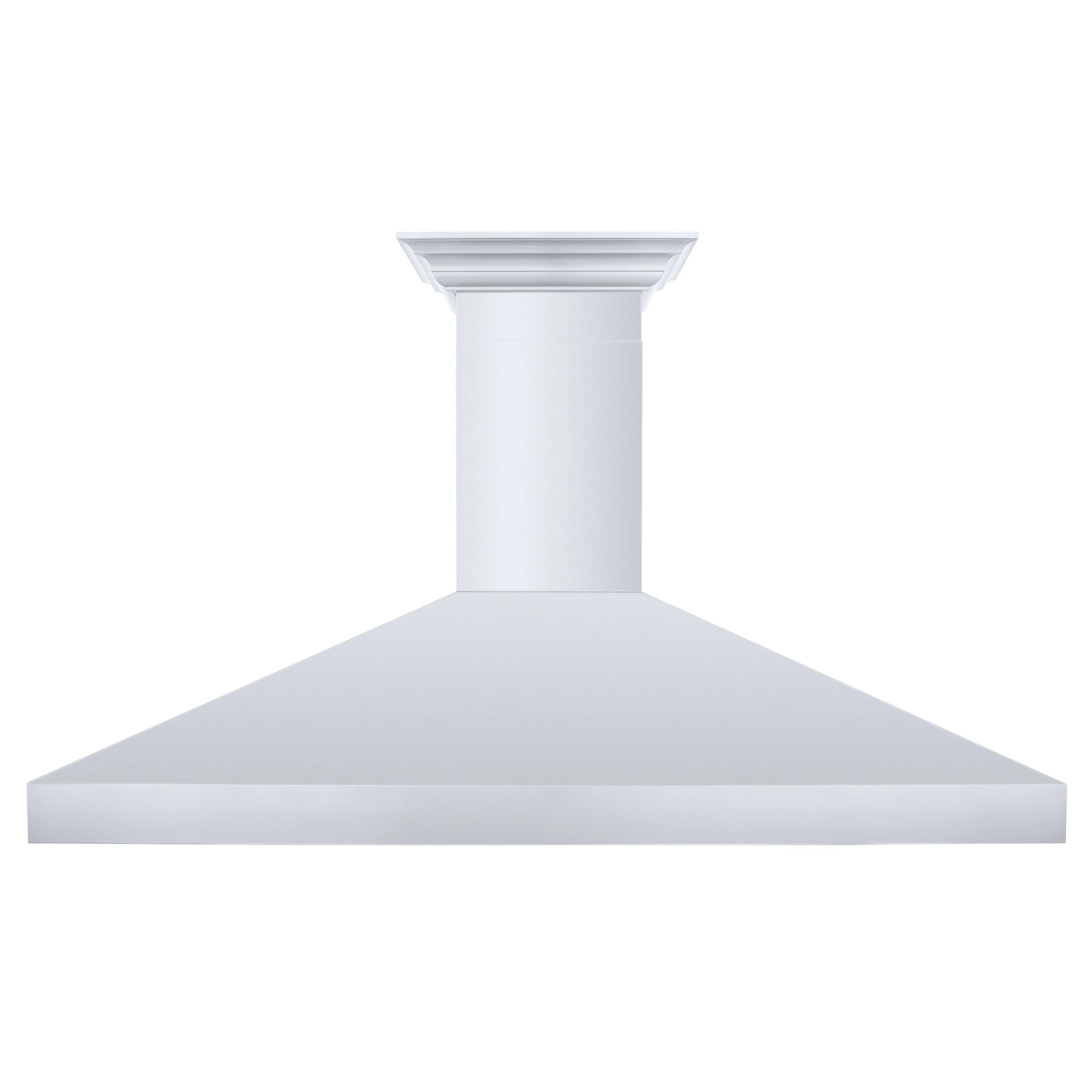 ZLINE 60 in. Professional Convertible Vent Wall Mount Range Hood in Stainless Steel with Crown Molding, 597CRN-60 - Inhomebuy