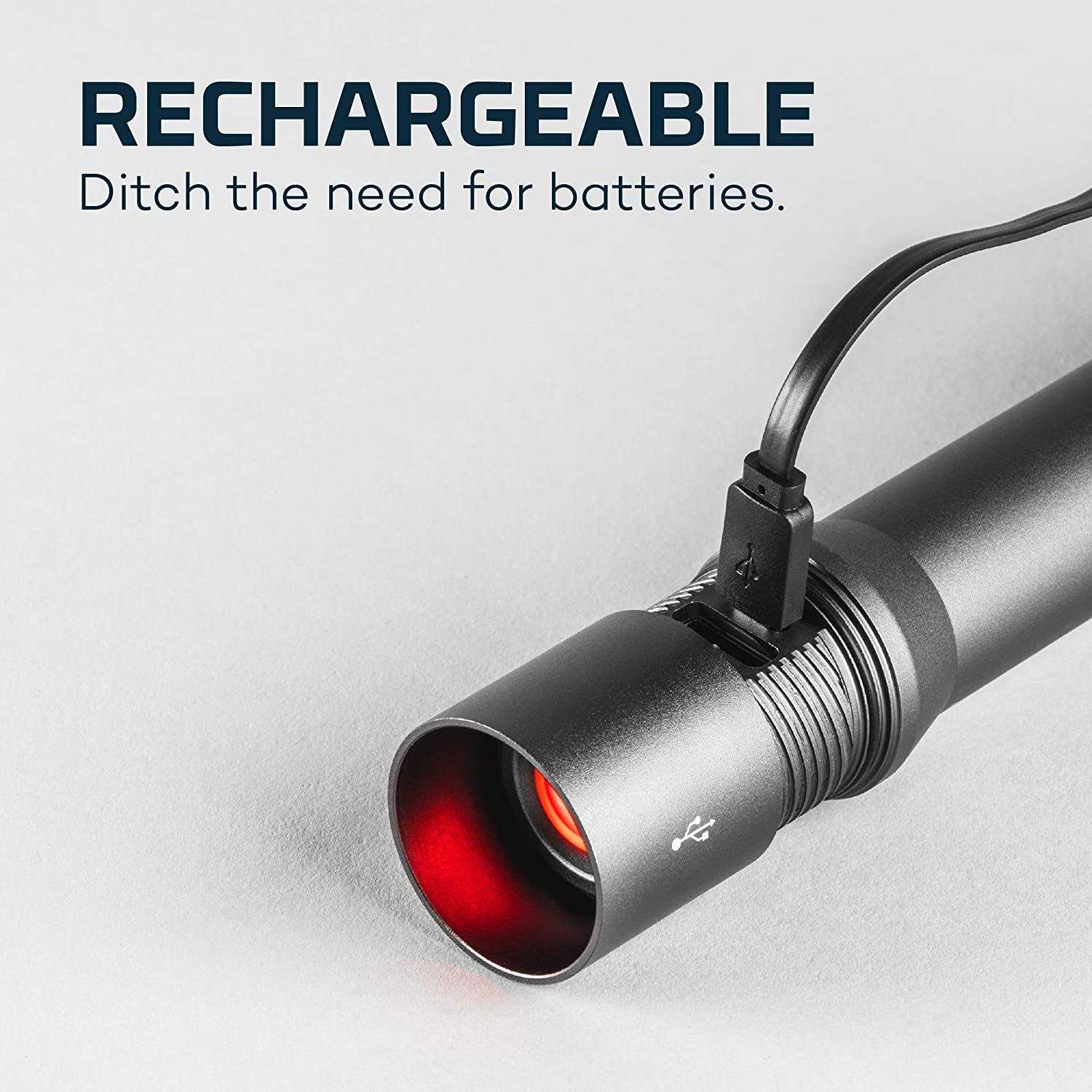 Nebo Davinci 1500 Lumens LED Rechargeable Flashlight - Inhomebuy