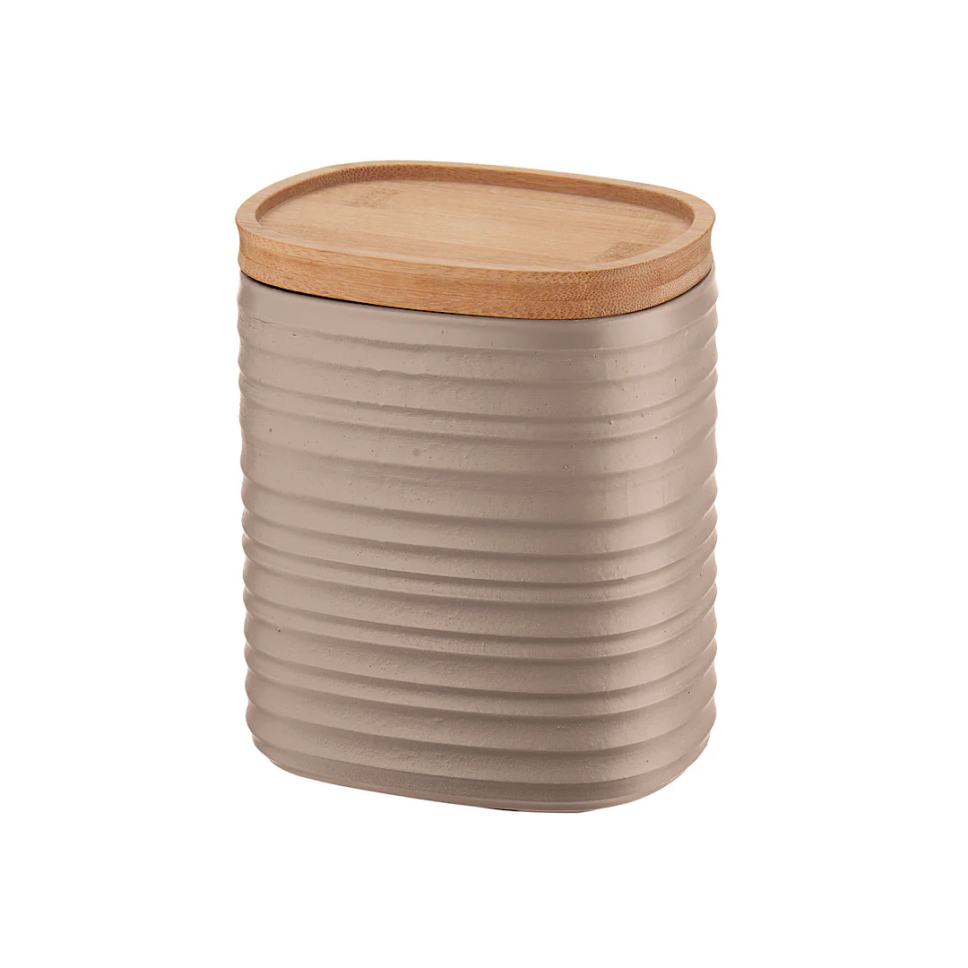 M Storage Jar Tierra Milk White - Inhomebuy