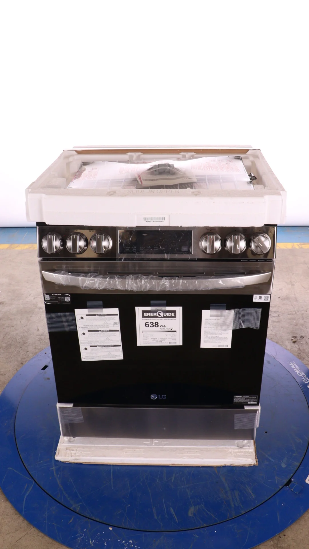 LG 6.3 CU. FT. SMUDGE RESISTANT STAINLESS STEEL SMART WI-FI ENABLED FAN CONVECTION ELECTRIC SLIDE-IN - Inhomebuy