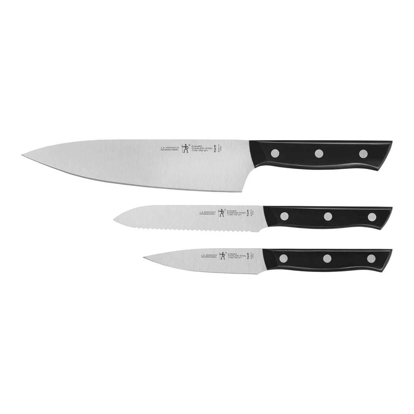 Henckels 3pc Starter Knife Set, Dynamic Series - Inhomebuy