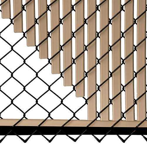 Made in America Tube Slats Privacy Inserts for Chain-Link Fence - Inhomebuy