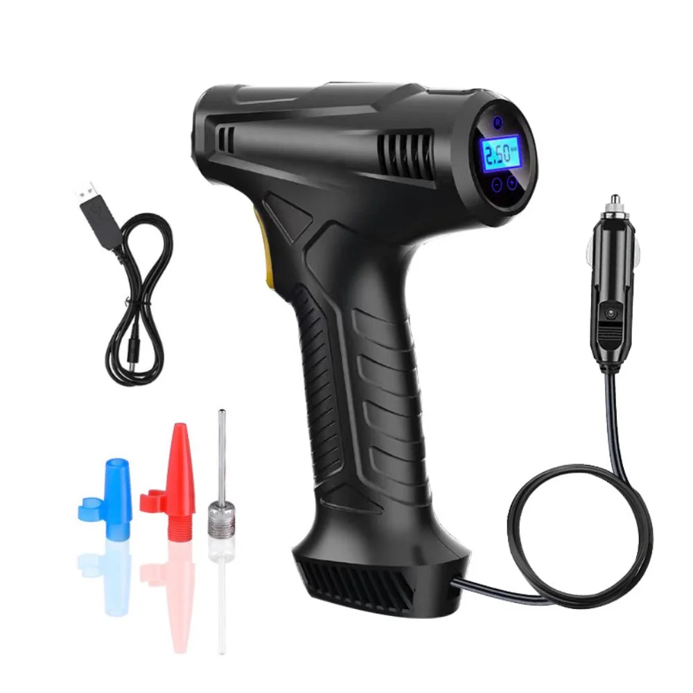 Swtroom Tire Inflator Portable Air Compressor, 150 PSI Car Tire Pump with Digital LED Light DC 12V Electric Car Air Pump for Car Tires and Other Inflatables - Inhomebuy