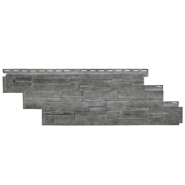 NovikShake HR Half Round Polymer Siding in Heritage Gray - Inhomebuy