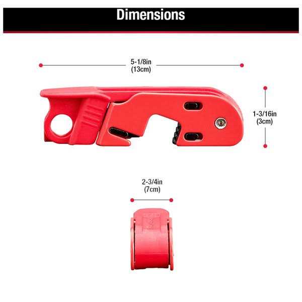 Master Lock Grip Tight Circuit Breaker Lockout 491B - Inhomebuy