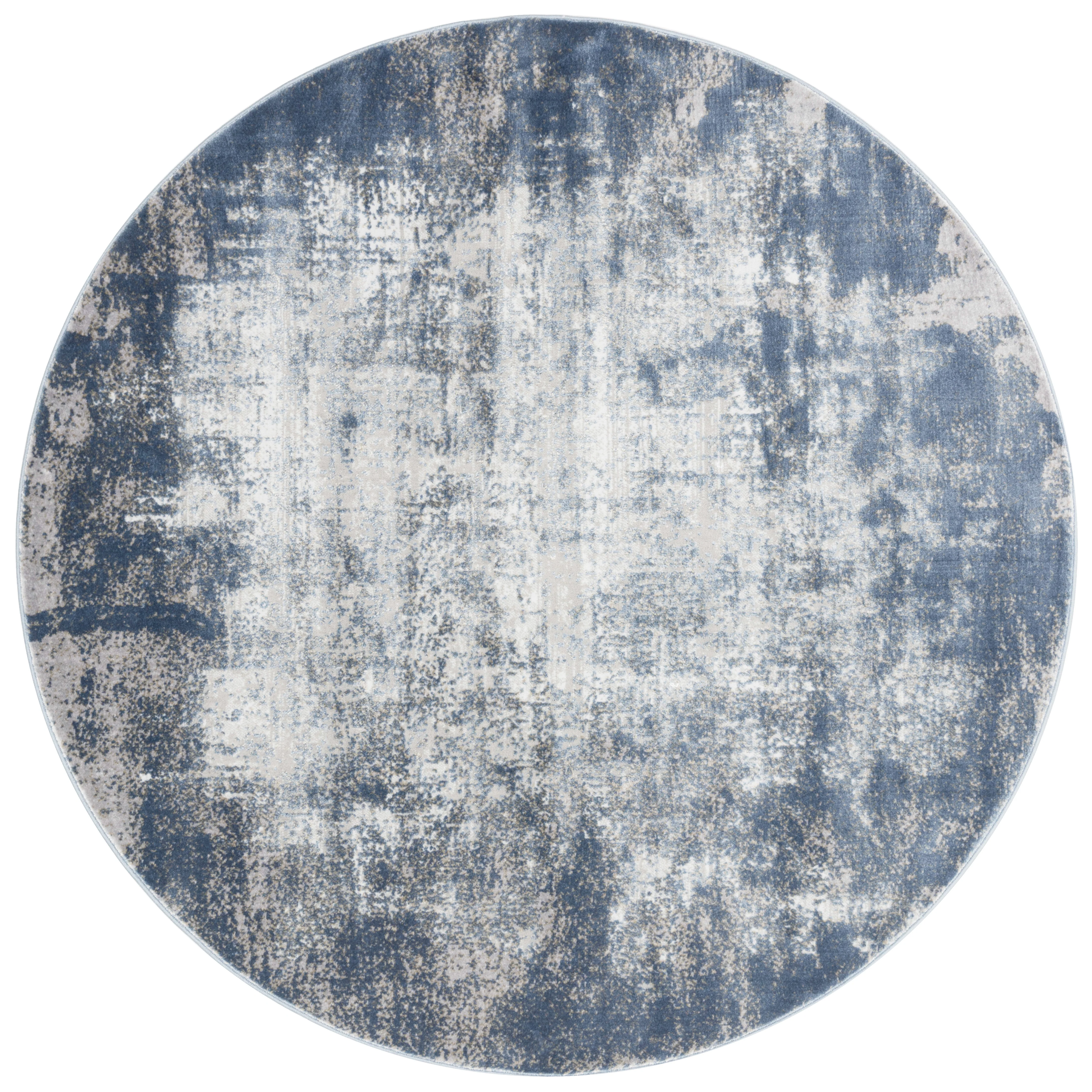 Loloi Rugs Patina Collection Rug in Denim, Grey - 7'10