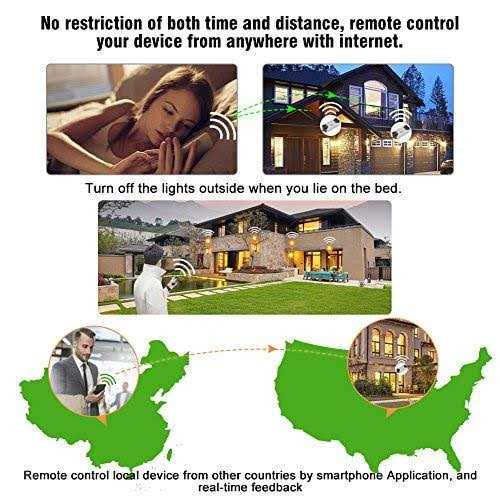 Emylo Smart Wifi Light Switch Wireless Relay Switch Module Remote Control Home - Inhomebuy