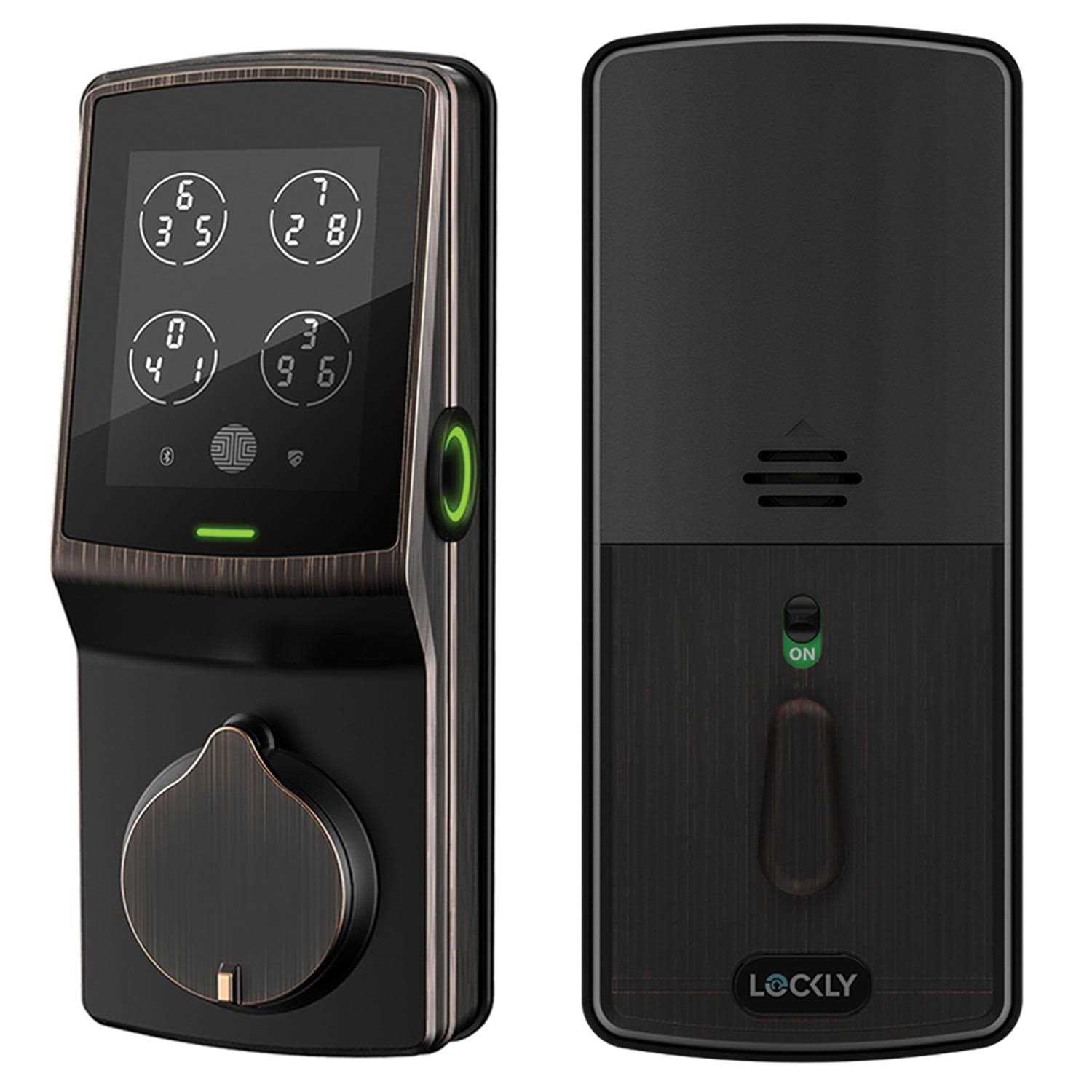 Lockly Secure Plus Digital Keypad Biometric Smart Deadbolt Door Lock - Inhomebuy