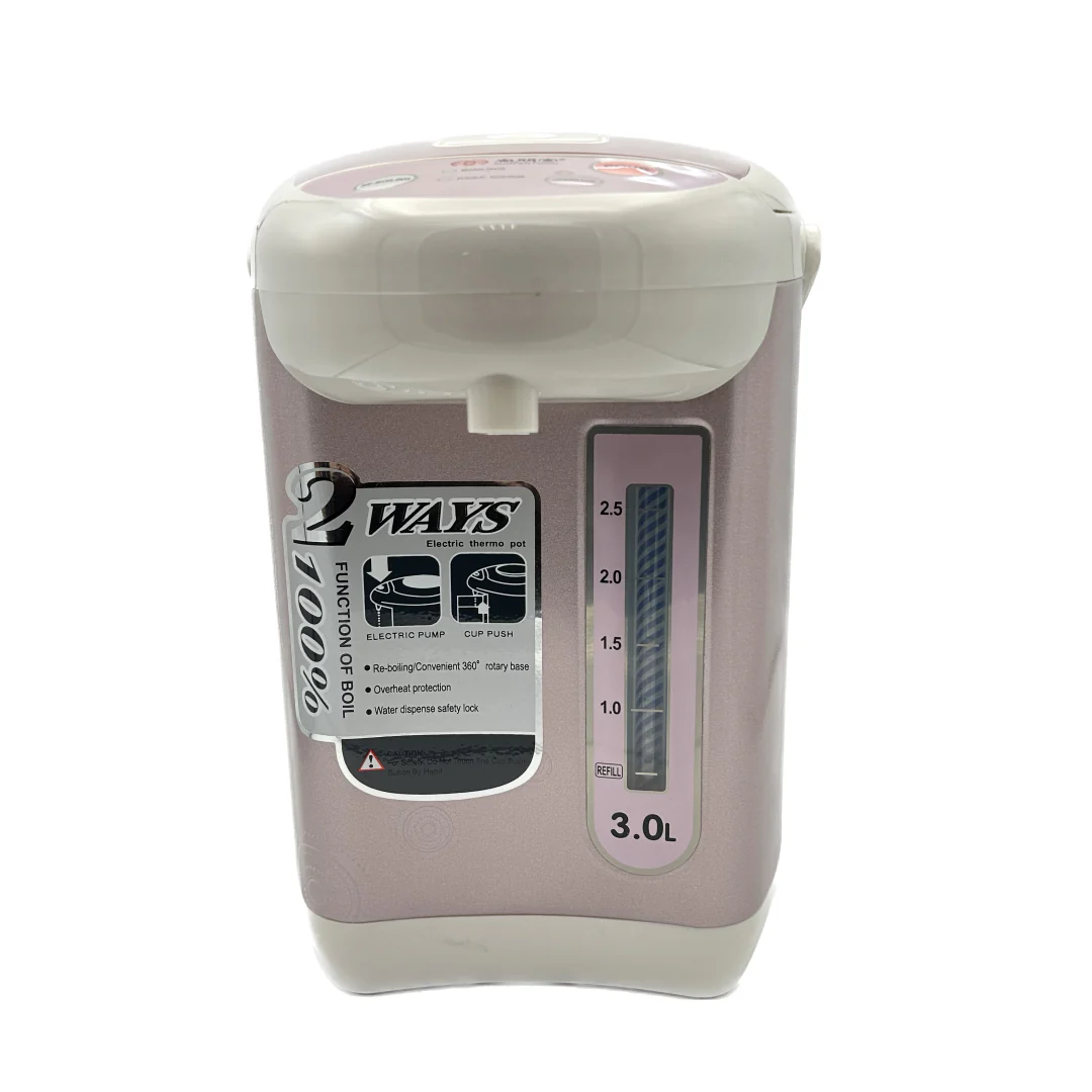 Sunpentown Hot Water Pot: 3.0L, pink | SP-3000 - Inhomebuy
