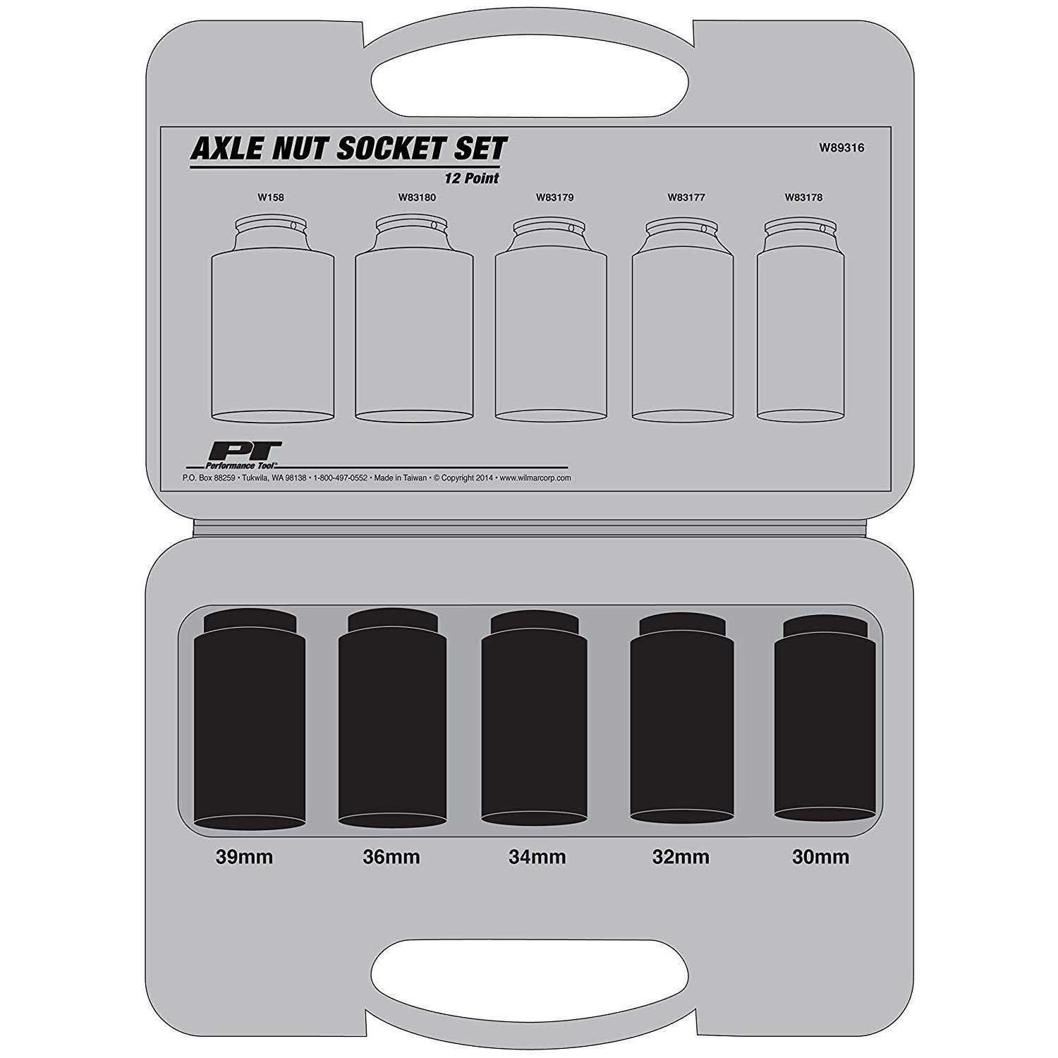 Performance Tool 4 Lug 1/2T 4WD Lock Nut Tool W1271 - Inhomebuy