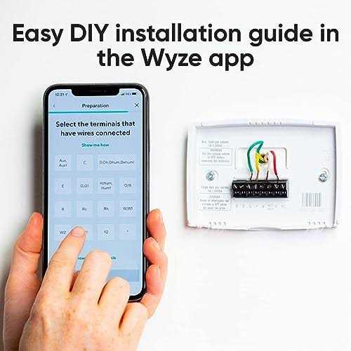 Wyze Smart Wifi Thermostat for Home with App Control - Inhomebuy