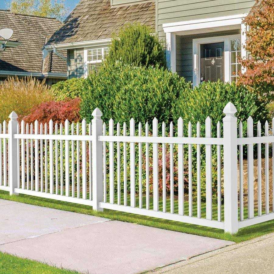Freedom Newport 3-ft H x 8-ft W White Vinyl Picket Fence Panel 73013948 - Inhomebuy