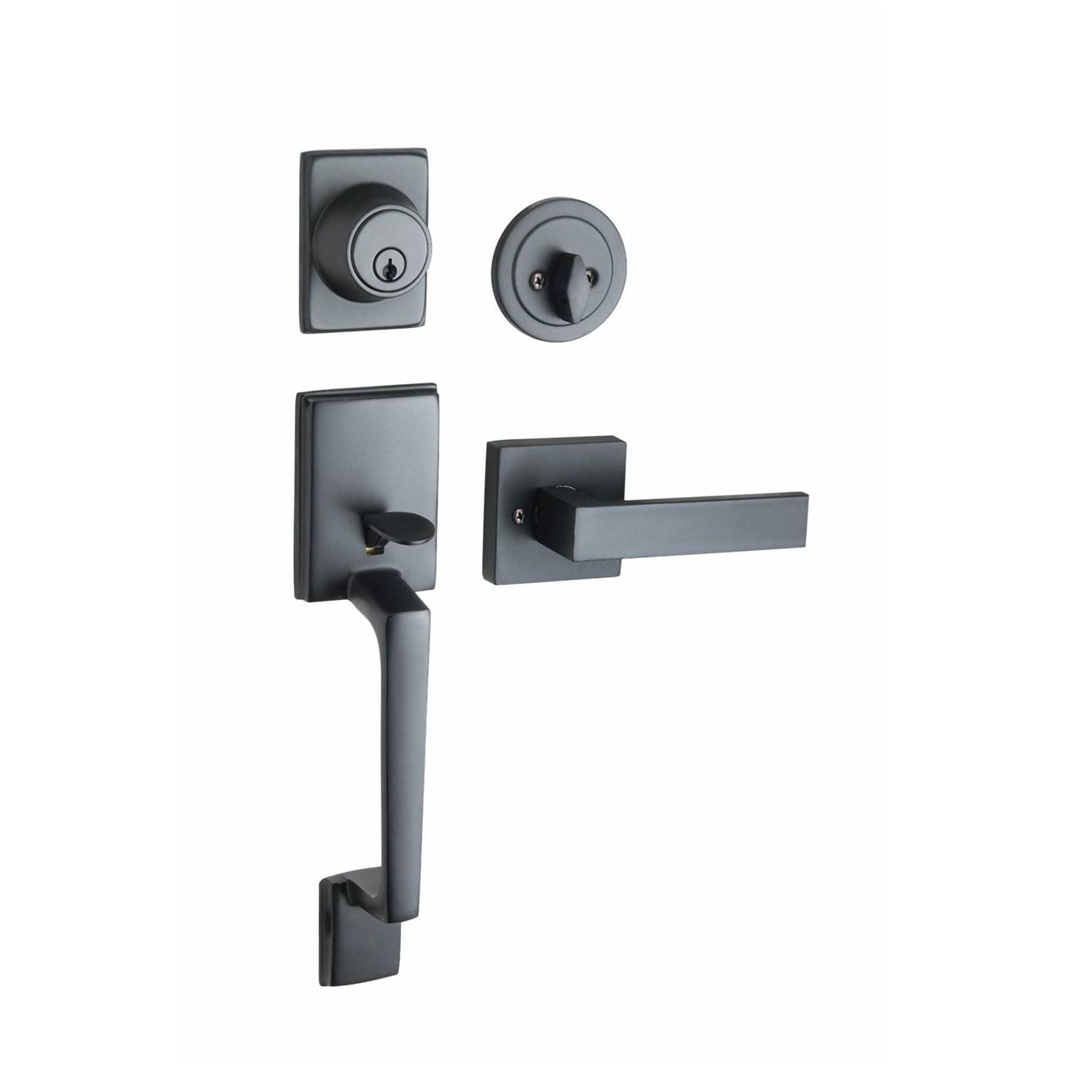 Design House 582189 Universal 6-Way Replacement Square Spindle Entry Latch Satin Nickel - Inhomebuy