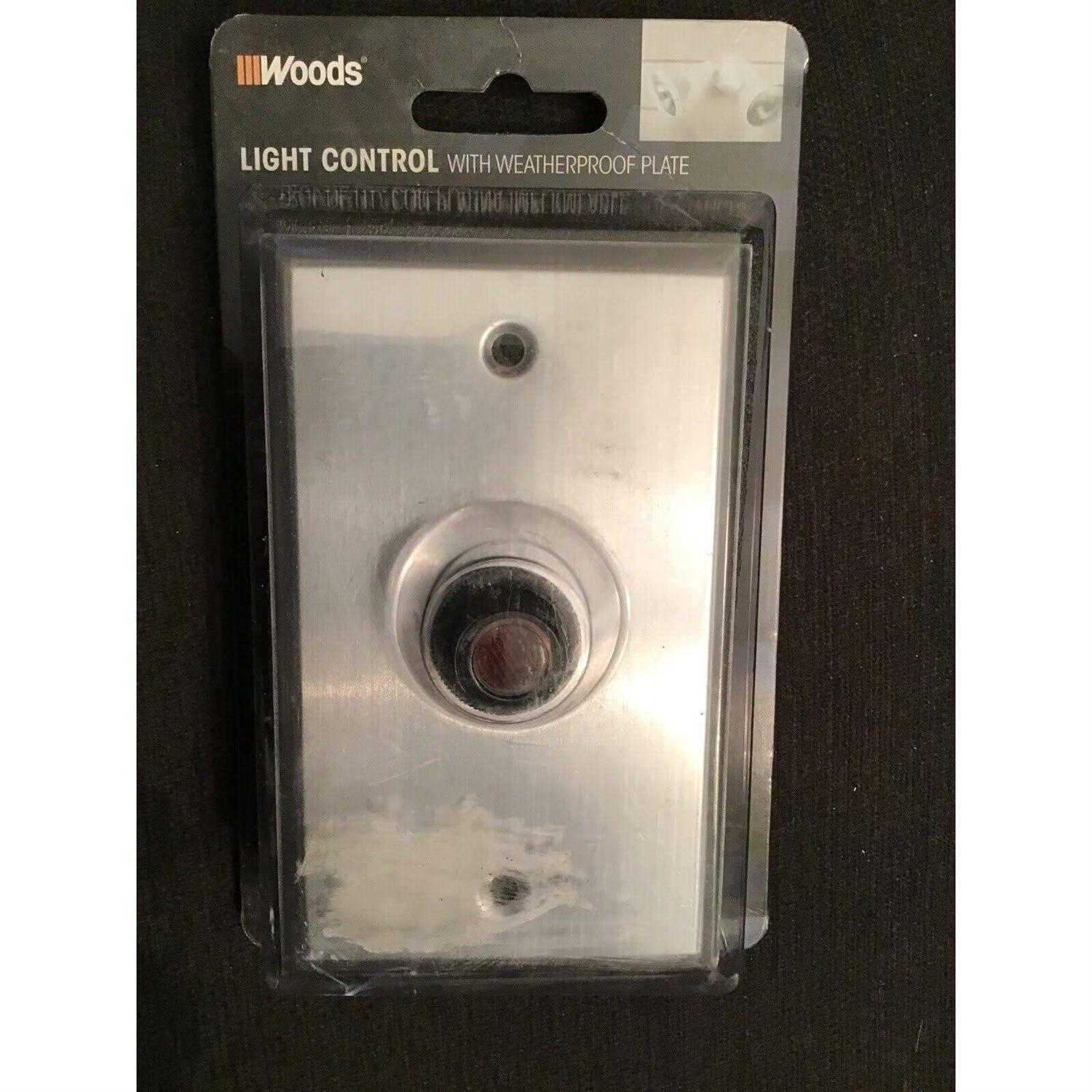 Woods Swivel-Mount Light Control With Photocell - Inhomebuy