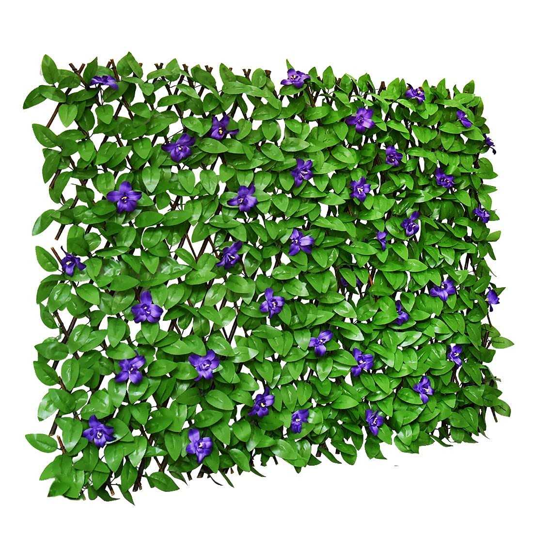 GLANT Expandable Fence Privacy Screen for Balcony Patio Outdoor,Decorative Faux Ivy Fencing Panel,Artificial Hedges - Inhomebuy