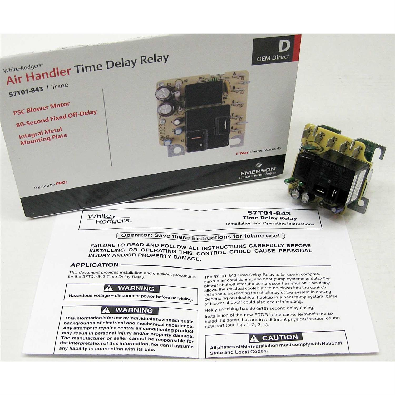 White Rodgers 49M11-843 SureSwitch Multi-Volt - Inhomebuy